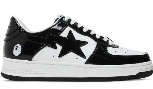 BAPESTA Low Black – Premium Leather Sneaker