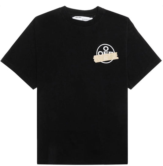 Off-White Tape Arrows Short Sleeve Over T-Shirt – Black